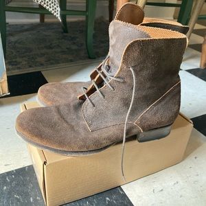 Fiorentini Baker suede leather boots. Mens EU size 43. Made in Italy. Size 10 US